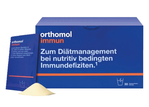 Витамины в гранулах для иммунной системы Orthomol Immun, 30х15г