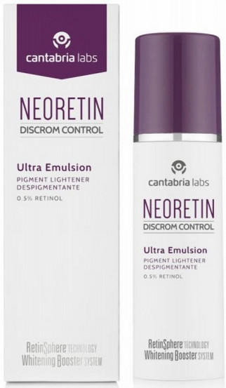 Освітлююча емульсія Cantabria Labs Neoretin Discrom Control Ultra Emulsion Despigmentante, 30 мл