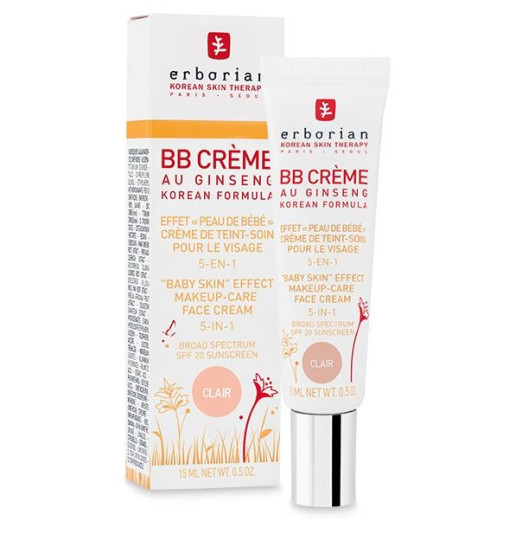 ВВ крем з тонуючим ефектом 5 в 1 Erborian Clair SPF20 BB Cream, 15 мл