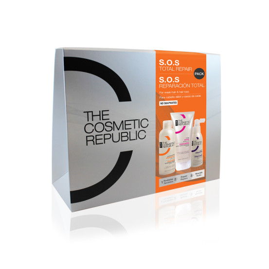 Набір проти випадіння волосся The Cosmetic Republic SOS Pack Total Repaid