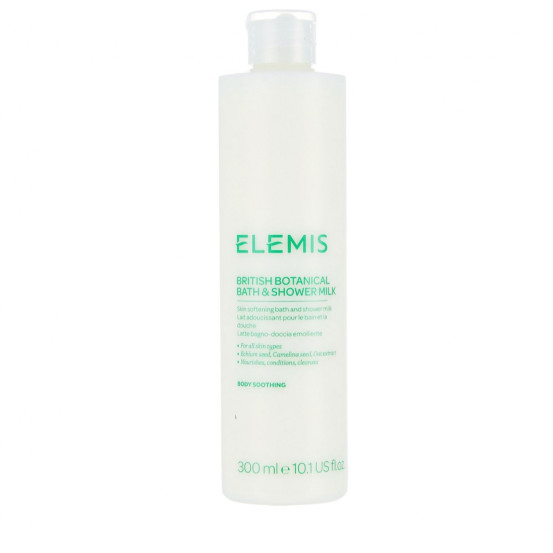 Молочко для ванны и душа Английский сад Elemis British Botanical Bath&Shower Milk, 300 мл