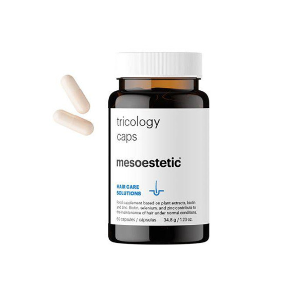 Интенсивный коктейль от потери волос Mesoestetic tricology caps food supplement for hair loss control, 60 капсул