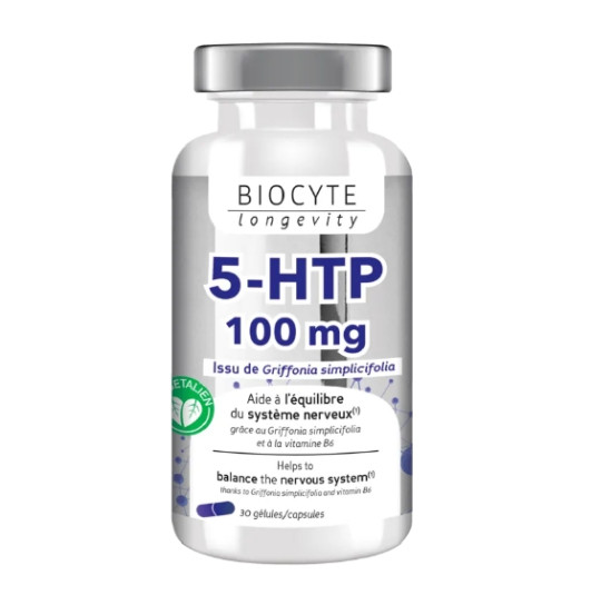 Диетическая добавка на основе порошка гриффонии Biocyte 5-HTP, 30 шт