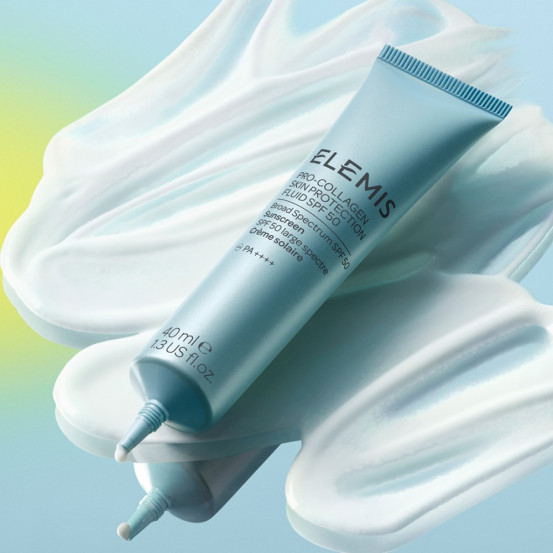 Сонцезахисний крем-флюїд Про-Колаген SPF50 ELEMIS Pro-Collagen Skin Protection Fluid SPF50, 40 мл