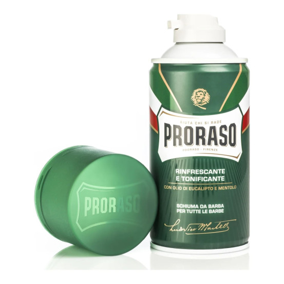 Освежающая пена для бритья с экстрактом эвкалипта Proraso Refreshing And Toning, 300 мл