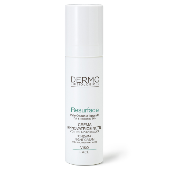 Ночной крем с кислотами для кожи, шеи и декольте Crema Notte RESURFACE DERMOPHISIOLOGIQUE, 50 мл