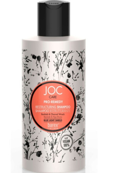 Шампунь реструктурувальний для пошкодженого волосся Barex Joc Care Pro-Remedy, 100 мл