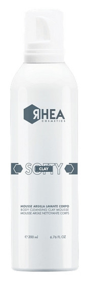 Очищаючий глиняний мус для душу Rhea SoftyClay, 200 мл