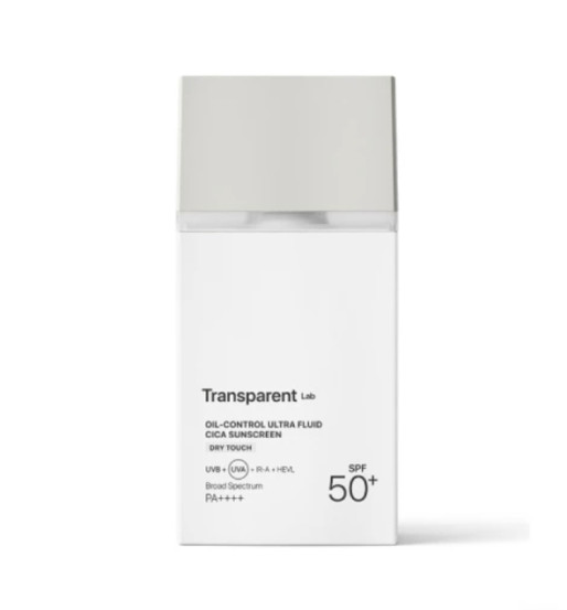 Сонцезахисний крем із центелою для контролю жирності шкіри Transparent Lab Oil-Control Ultra Fluid Cica Sunscreen, 100 мл