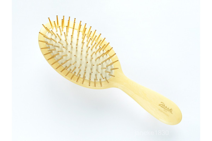 Щітка для волосся з нейлоном Janeke Superbrush Limited Edition Gold (слонова кістка)