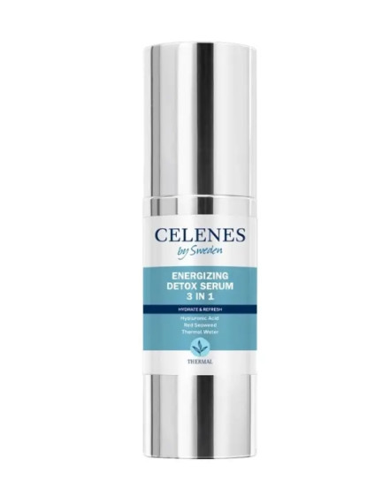 Термальная энергезирующая детокс сыворотка Celenes Thermal Energizing Detox Serum 3 in 1, 30 мл