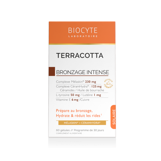 Активатор загара Biocyte TERRACOTTA BRONZAGE INTENSE NEW, 60 капсул