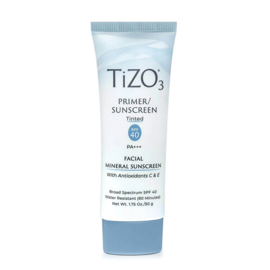 Крем/праймер сонцезахисний без відтінку TiZO2 TiZO Facial Primer/Sunscreen Non-tinted SPF 40 PA++++, 50 мл