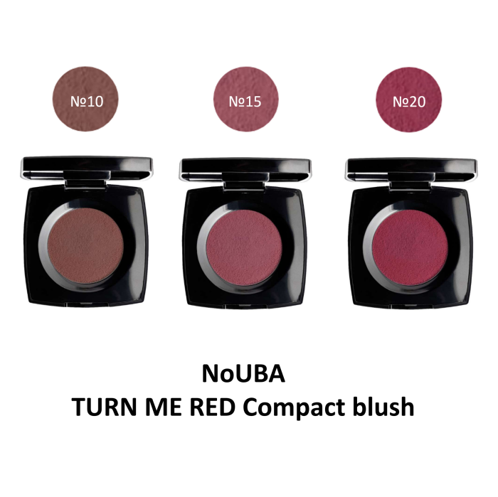 Багатофункціональні кремові рум'яна NoUBA Turn Me Red