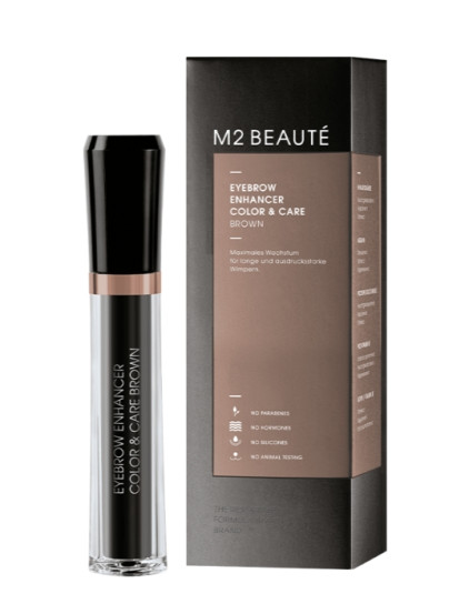 Тушь-уход с CU-пептидом для бровей +25% M2 Beaute EYEBROW ENHANCER COLOR & CARE (blonde), 6 мл