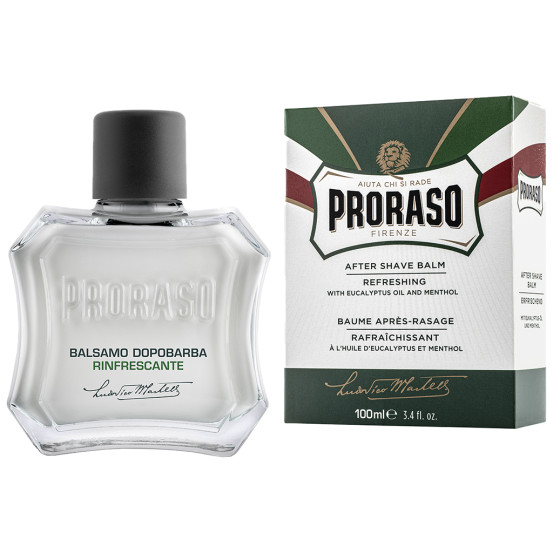 Бальзам після гоління з екстрактом евкаліпту Proraso Green After Shave Balm Refresh Eucalyptus, 100 мл