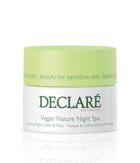 Ночной крем-маска для лица "Веган-СПА" Declare Vegan Nature Night Spa, 50 мл