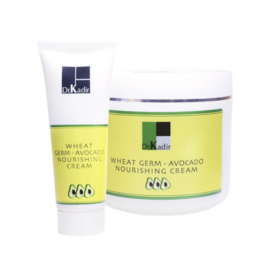 Поживний крем з маслом зародків пшениці та авокадо Wheat Germ Oil And Avocado Nourishing Cream, 75мл