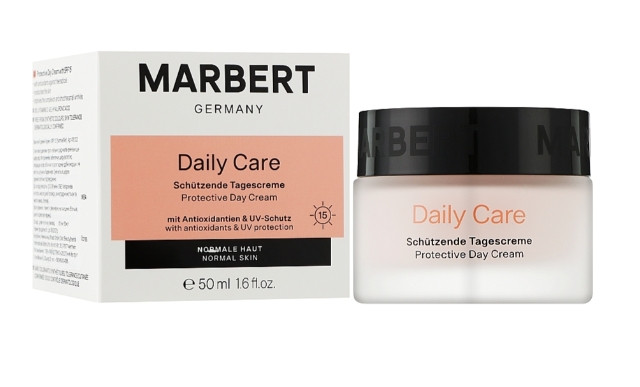 Защитный дневной крем SPF15 Marbert Daily Care Schutzende Tagescreme, 50 мл