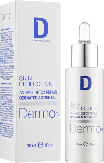 Захисна озонована олія DermO3 DETOX Olio attivo ozonizzato DERMOPHISIOLOGIQUE, 30 мл