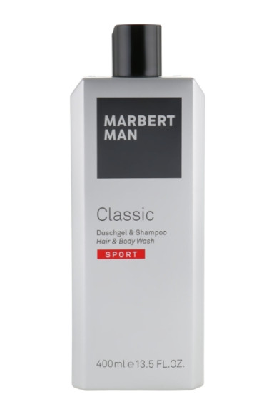 Шампунь та гель для душу Marbert Man Classic Sport Hair & Body Wash, 400 мл