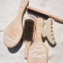 Овальна щітка для волосся Emi Jay Flat Brush in Leche