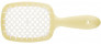 Гребінець для волосся Janeke MINI Superbrush the Original Small (жовтий з білим)