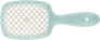 Гребінець для волосся Janeke MINI Superbrush the Original Small (голубий з білим)