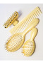 Щітка для волосся з нейлоном Janeke Superbrush Limited Edition Gold (слонова кістка)