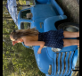 Маленький крабік для волосся Emi Jay Petite Effing Clip In Blueberry